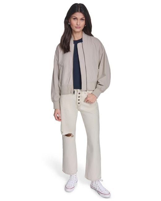 Levi's Gray Lightweight Bomber Jacket
