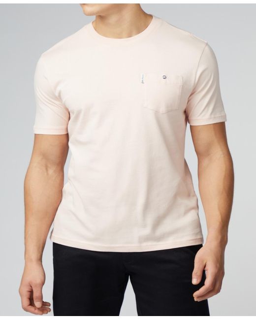 Ben Sherman Natural Signature Pocket Short Sleeve T-shirt for men