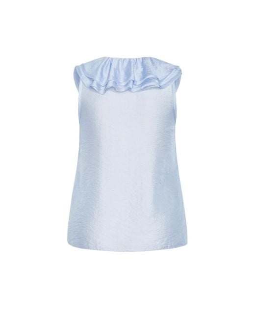 City Chic Blue Plus Size Athena Top