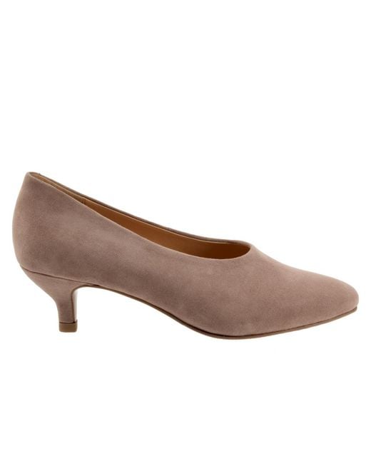 Trotters Brown Kimber Pumps