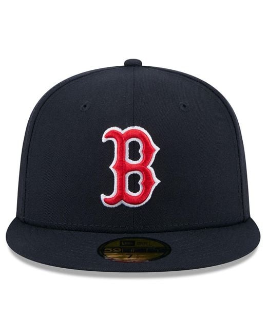 KTZ Blue Boston Red Sox 2025 Jackie Robinson Day 59fifty Fitted Hat for men