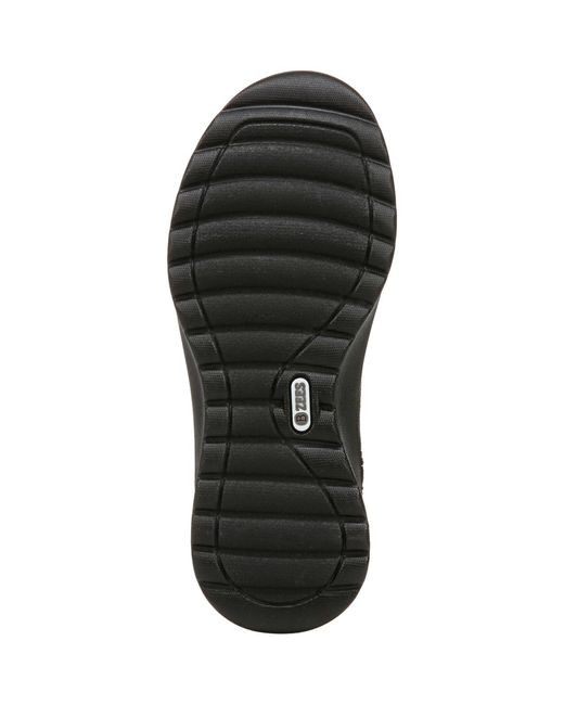 LifeStride Black Guest Washable Round Toe Booties