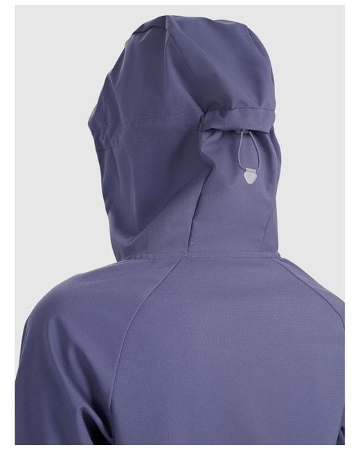 4F Blue Windproof Softshell Jacket Membrane