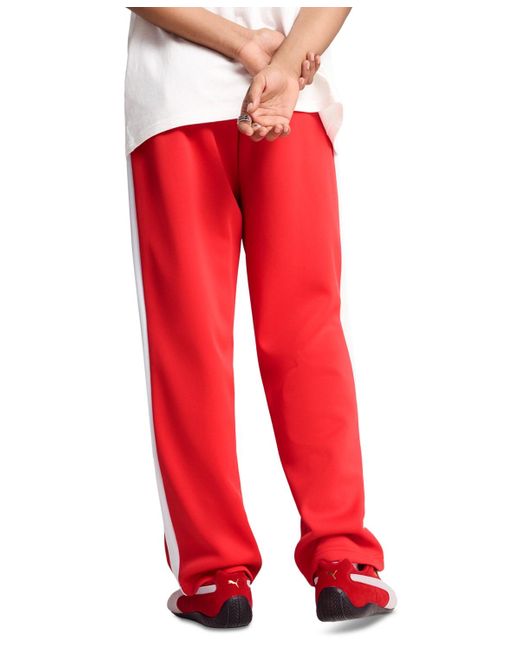 PUMA Red Always On Relaxed Track Pants for men