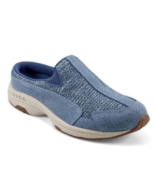 Easy Spirit Blue Travel Time Casual Slip-on Mules