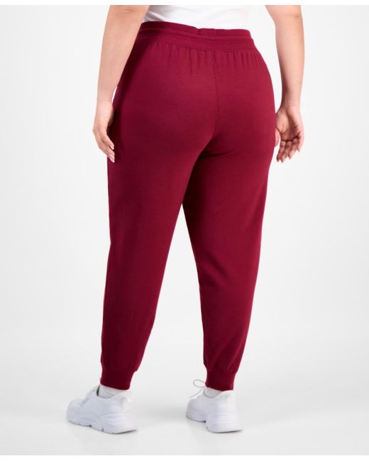ID Ideology Red Plus Size Fleece jogger Sweatpants