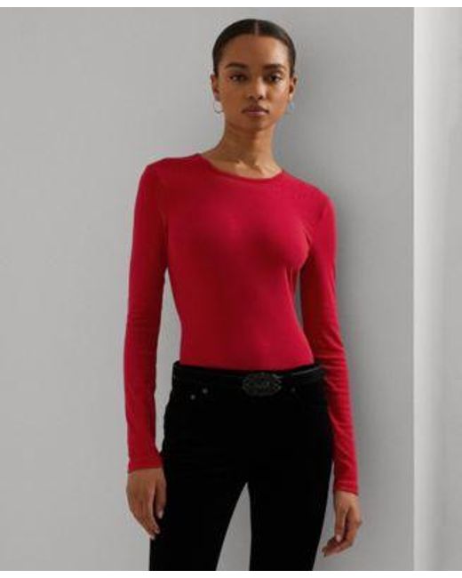 Ralph Lauren Red Slim Fit Crewneck Tee P Xs Xxl