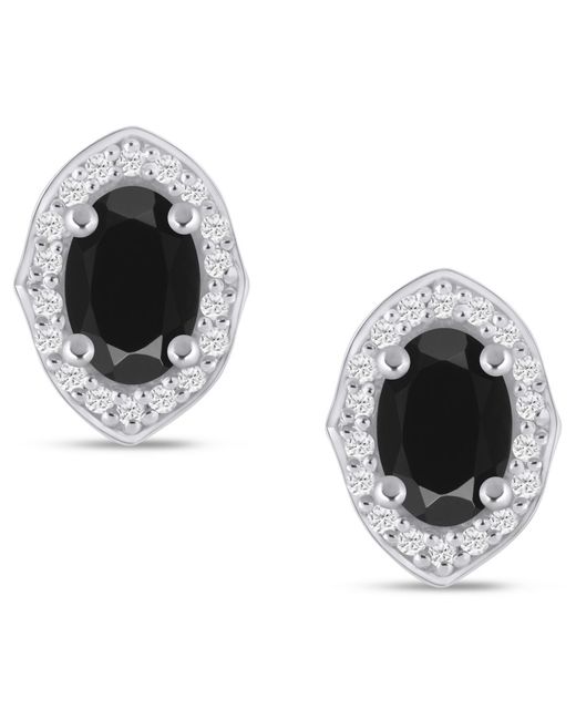 Macy's Metallic Gemstone And Diamond ((1/5 Ct. T.w.