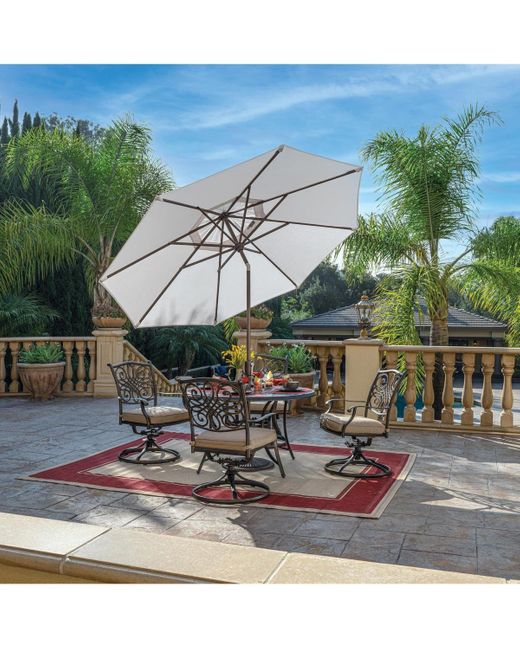 Mondawe White 9ft Octagon Patio Umbrella