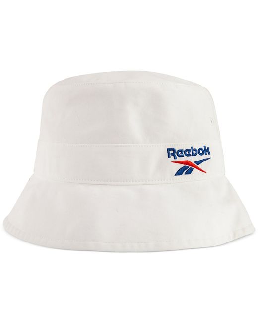 Reebok White Logo Bucket Hat