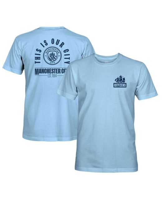 1863fc Sky Blue Manchester City Our City Arc T-shirt for men