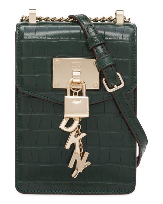 DKNY Elissa North South Crossbody Bag in Green Lyst