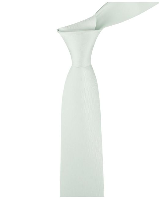 Calvin Klein White Unison Solid Tie for men