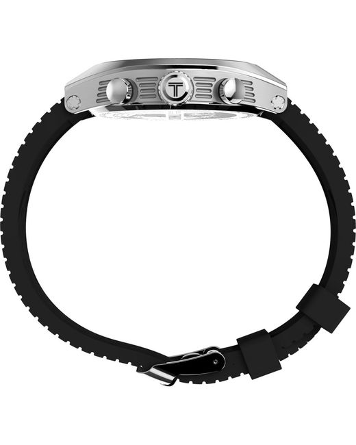 Timex Gray Analog Rubber Strap Watch for men