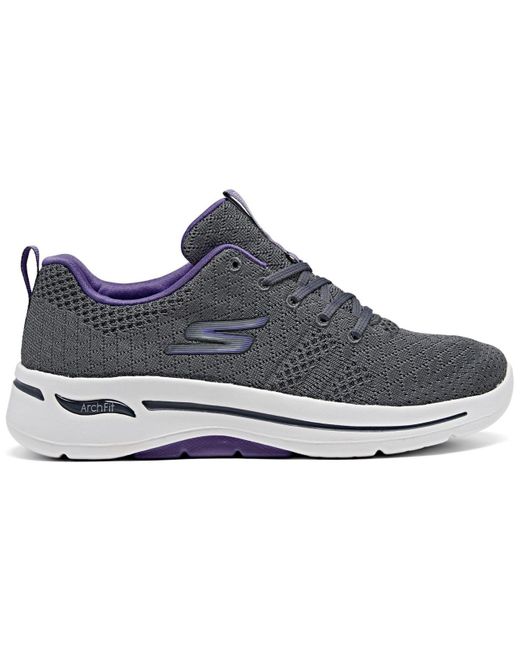 Skechers Synthetic Go Walk - Arch Fit Unify Arch Support Walking Sneakers  From Finish Line | Lyst