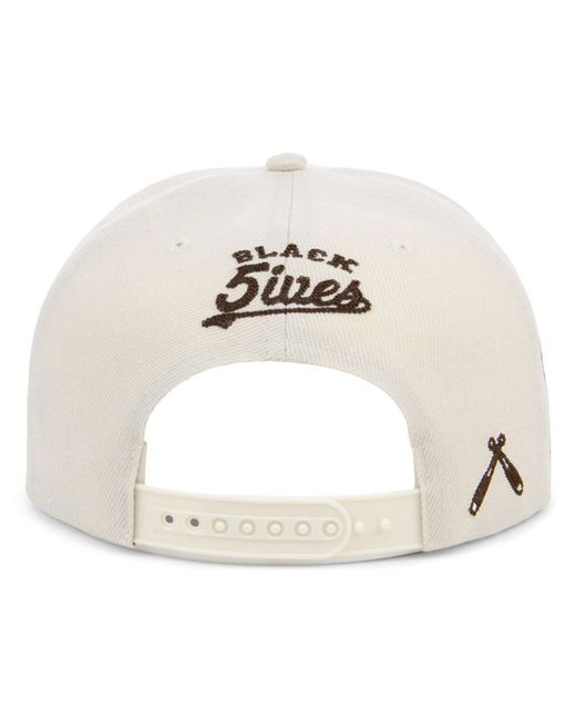 Physical Culture Natural Monticello Athletic Association Black Fives Snapback Adjustable Hat for men
