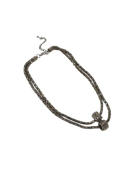 SOH Metallic The Mirror Multi-layer Necklace