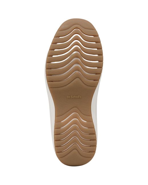 Dr. Scholls White Feel At Ease Plantar Fasciitis Slip On Sneakers