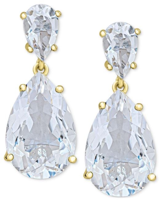 Macy's Blue Drop Earrings