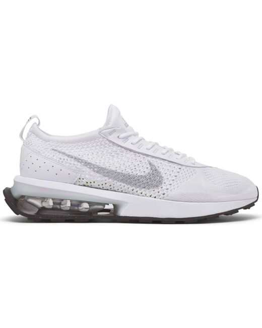 Nike Air Max Flyknit Racer Casual Sneakers From Finish Line in White for  Men | Lyst