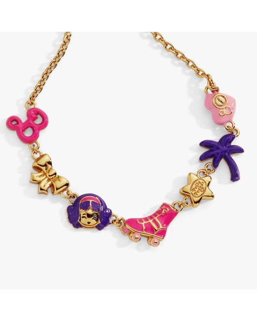ALEX AND ANI White Mattel 80th Barbie X Polly Pocket Bracelet
