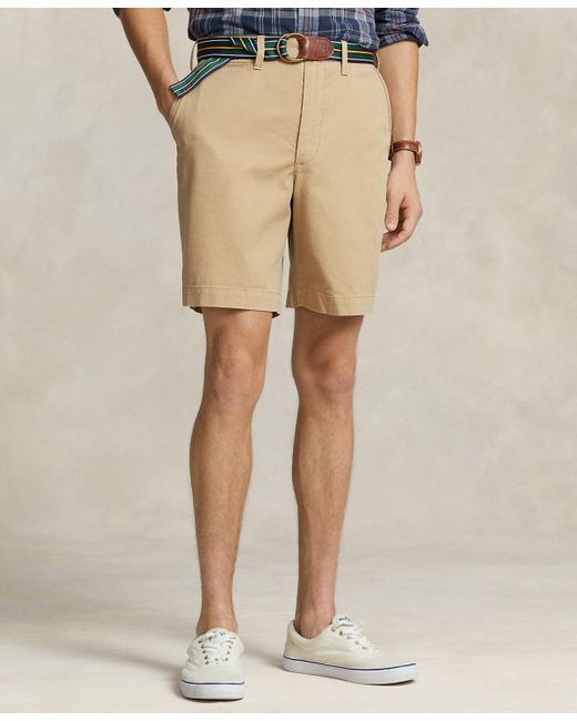 Polo Ralph Lauren Natural 8-inch Relaxed Fit Chino Shorts for men