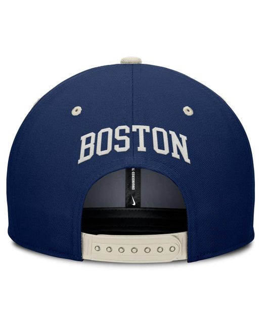 Nike Blue Navy/cream Boston Red Sox Pro Performance Snapback Hat for men