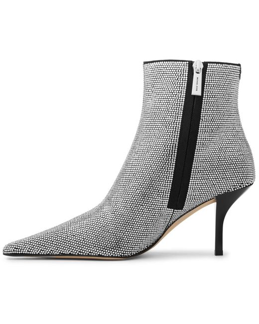 Michael Kors Gray Michael Selina Pointed Toe Booties