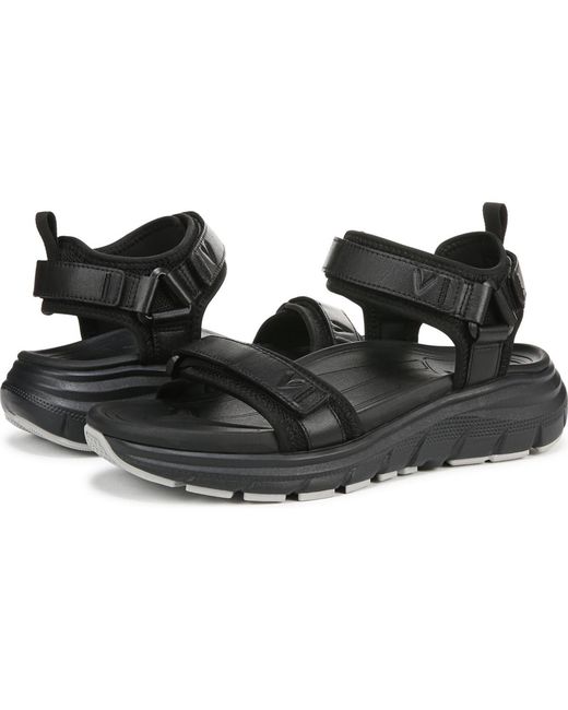 Vionic Black Walk Max Wanderer Walking Sandals