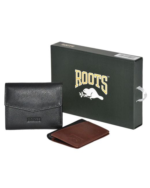 ROOTS Green Medium Ladies Wallet