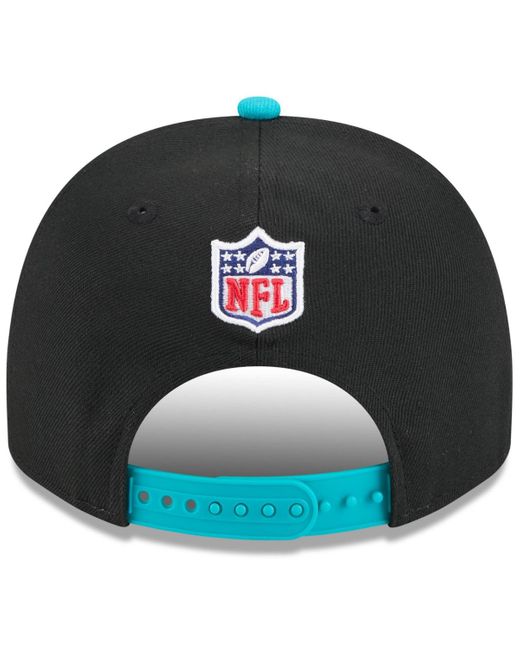 KTZ Green Black/aqua Miami Dolphins 2025 Nfl Draft A-frame 9fifty Snapback Hat for men