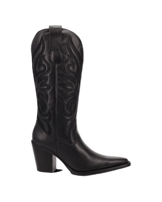 Dingo Black Hensley Leather Boot