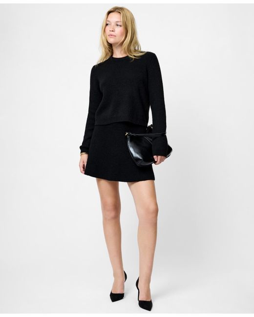 French Connection Women's Black Solid Mini Skirt