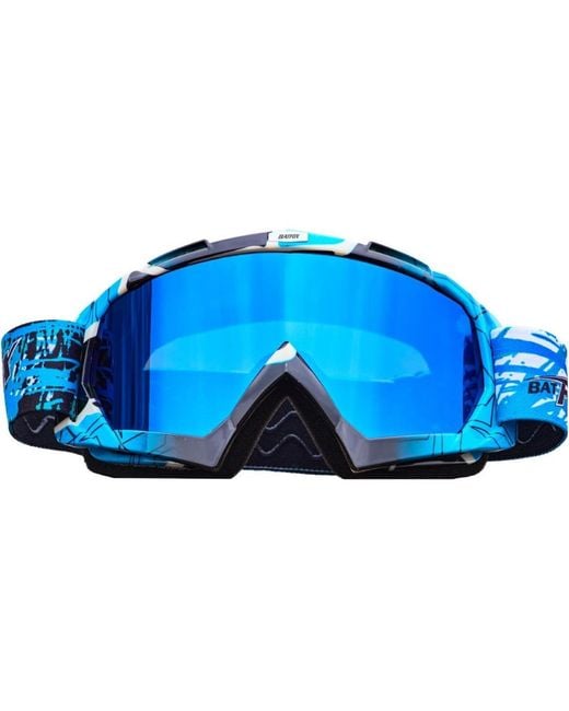 Batfox Blue Ski goggles Otg