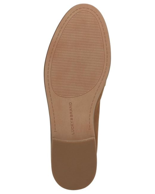 Lucky Brand Natural Parmin Flat Penny Loafers