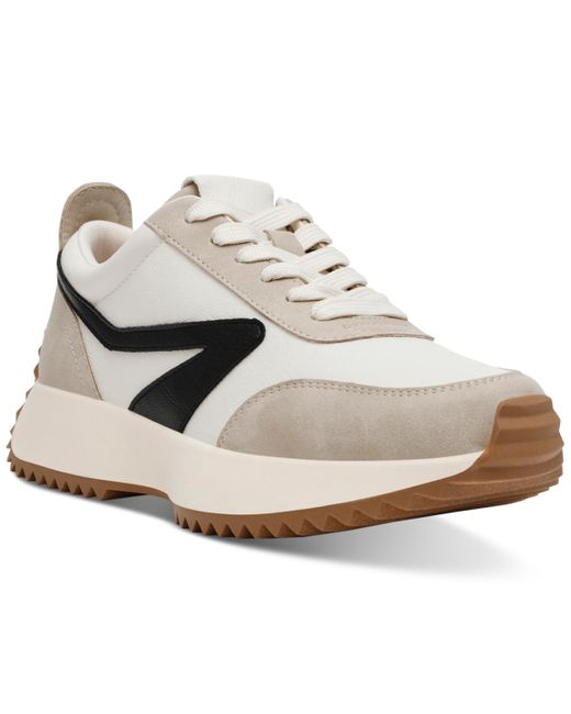 Dolce Vita White Bynx Lace-up jogger Sneakers