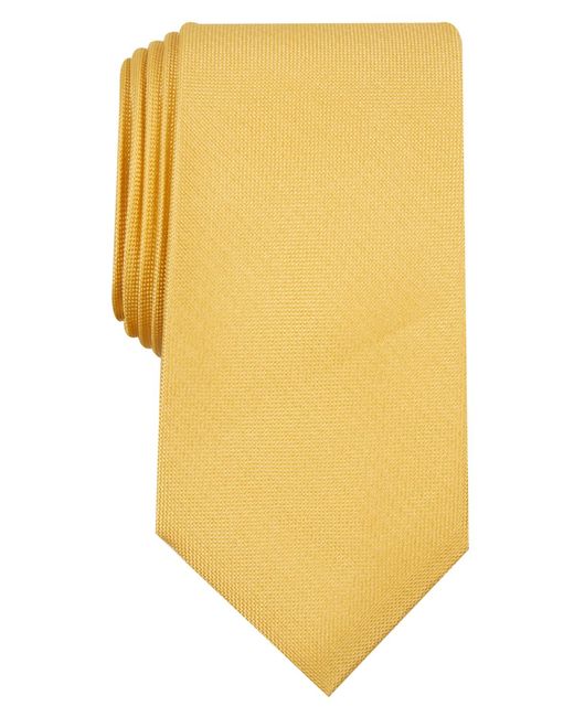 Club Room Yellow Solid Tie for men