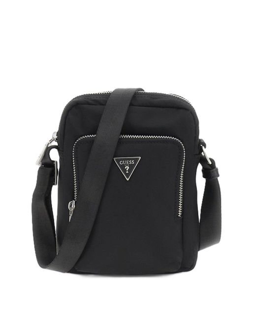 Guess Black Roma Crossbody Bag for men