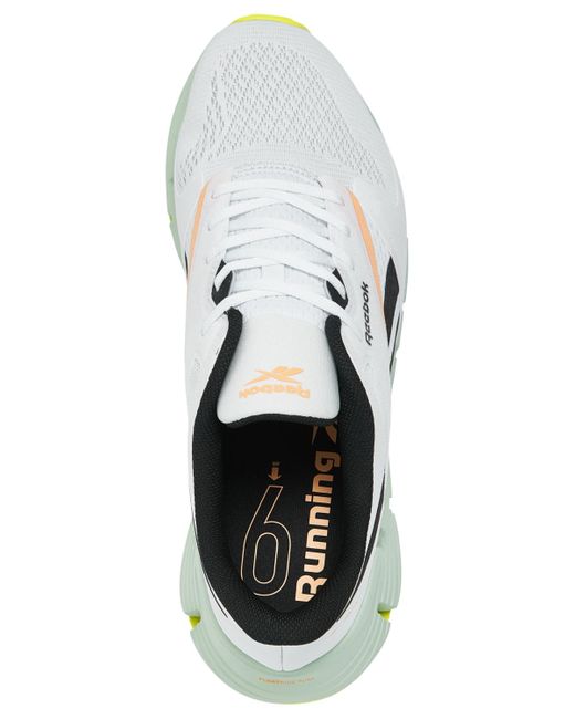 Reebok White Zig Dynamica 5 Casual Sneakers From Finish Line for men
