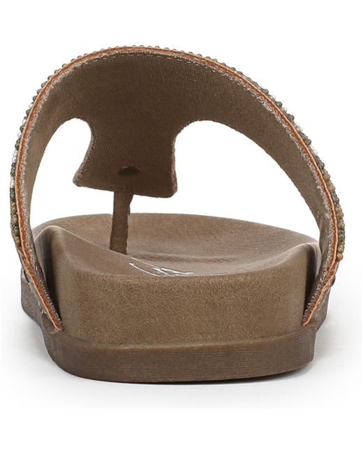 Blowfish Brown Lyric Open Round Toe Thong Platform Sandals