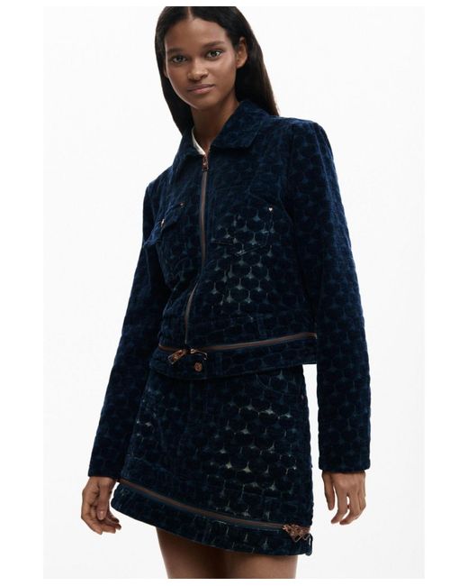 Desigual Blue Denim Jacket
