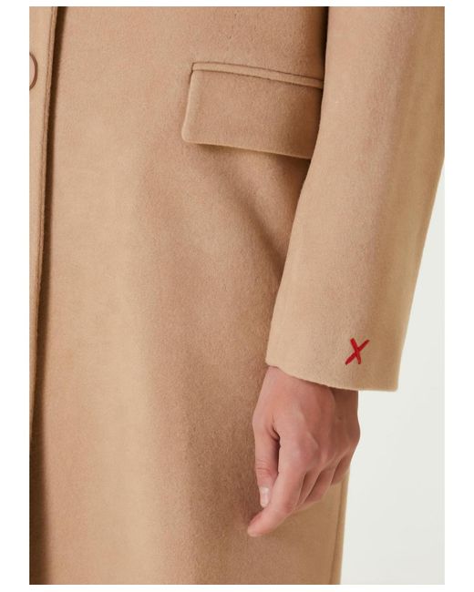 Pcfg White Wool Coat
