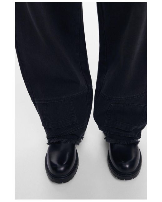 Desigual Blue Upcycling Jeans for men