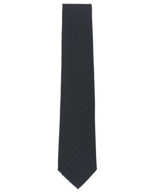 Perry Ellis Blue Perry Ellis Hansen Diamond-pattern Tie for men