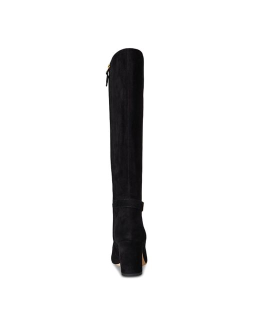 Ralph Lauren Black Kellie Regular Tall Boots