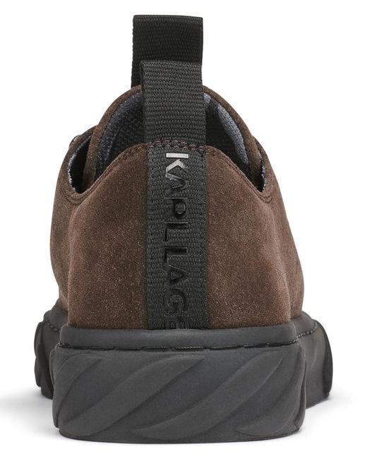 Karl Lagerfeld Black Round Toe Low-profile Sneakers for men