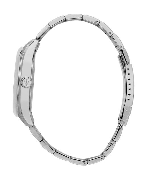Maserati Gray Date Metal Band Watch for men