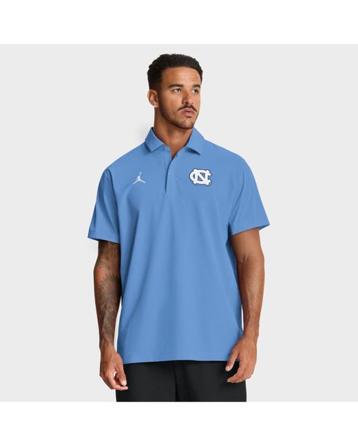Nike Carolina Blue North Carolina Tar Heels 2025 Coaches Sideline Polo Shirt for men