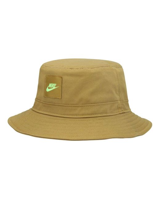 Nike Tan Futura Core Bucket Hat in Green for Men | Lyst