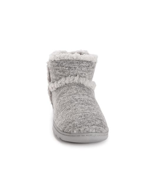 Muk Luks Gray Aubree Bootie